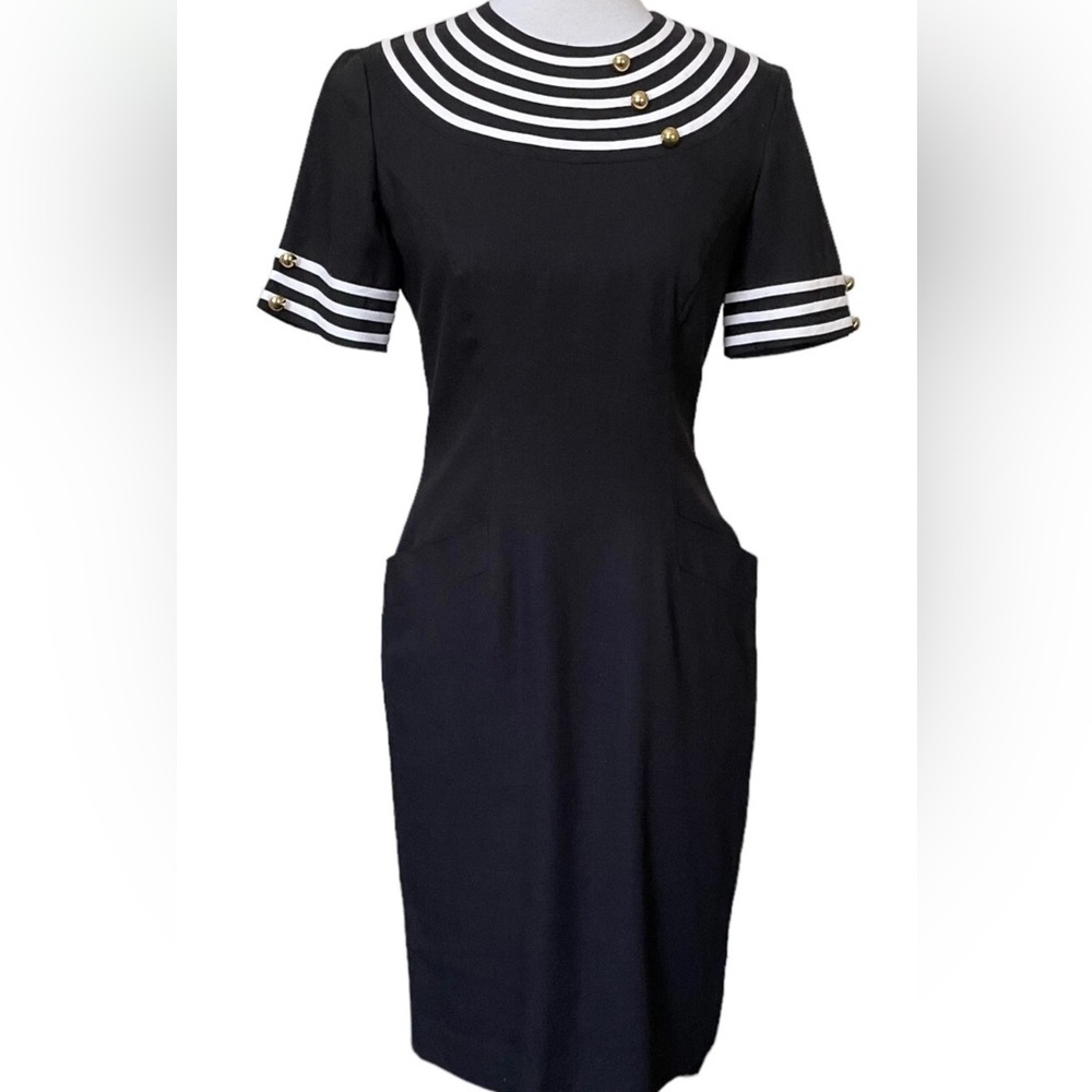 VTG Santa Fe by Jim Tremblay Blue Dress